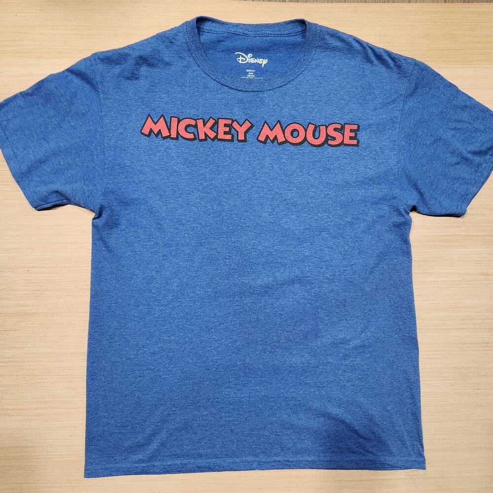 Disney Mickey Mouse T-Shirt Men’s M Blue 50/50 Vintage Style Since 1928 Graphic